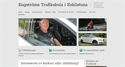 Desktop Screenshot of engstroms-trafikskola.se